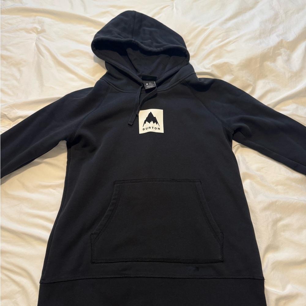 Burton Black Hoodie with White Logo